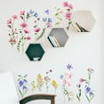 thumbnail image 4 of Flower Wall Stickers Peony Vinyl Wall Art Stickers Wall Decals Floral Sticker, 4 of 7