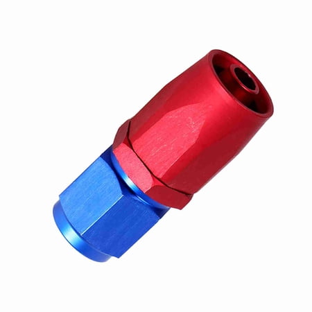 UTV Fuel Filter Direct Fit Male Fitting Adapter AN6 Racing Oil / Fuel Line Hose End Blue Red Color Suitable Fuel Tube Oil Cooler No Leakage under High Pressure and Temperature