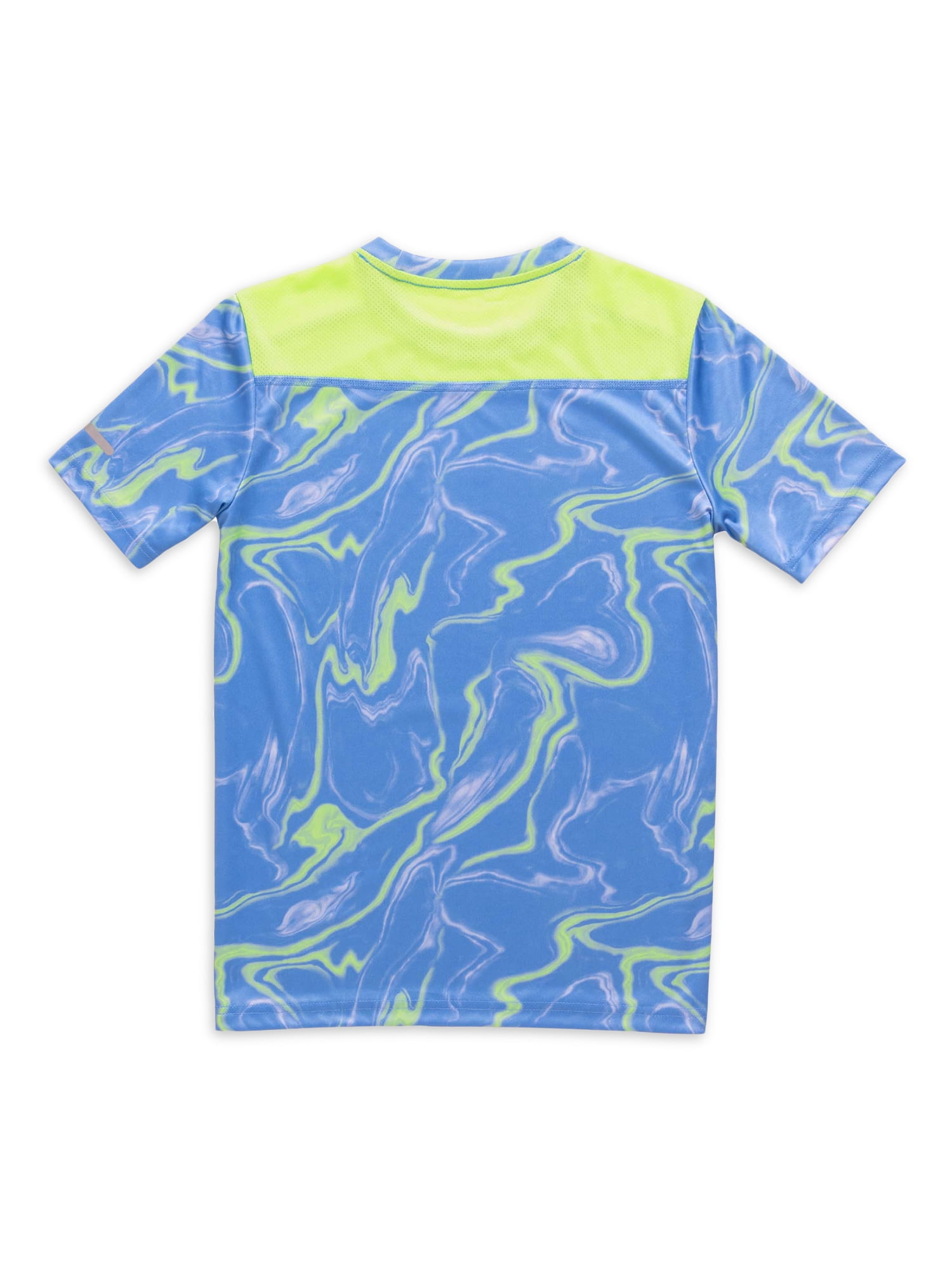 Athletic Works Boys Active Solid & Graphic Short Sleeve T-shirt, 3-Pack, Sizes 4-18 & Husky