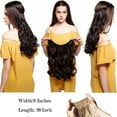 thumbnail image 4 of MesaSe Synthetic Invisible Wire in Hair Extension Full Head As Natural Curly Wavy, 4 of 5