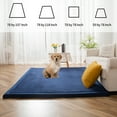 thumbnail image 3 of Baby Play Mat with Non-Slip Backing, 1.2" Thick Memory Foam Soft Padded Carpet for Living Room/Bedroom, 3x5 ft Rug Living Room for Kids, Toddler, Children, Nusery (Navy), 3 of 7