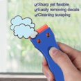 thumbnail image 4 of 3pcs Plastic Razor Blade Scrapers 100 Pcs 1.5 Inch Double Edge, 4 of 4