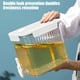 thumbnail image 5 of Dispensador de bebidas de plástico transparente con grifo para nevera, jarra de agua fría de 3,5 l para té helado, limonada y bebidas para fiestas, tapa con cierre y jarra antigoteo., 5 of 6