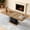 Brown, variant on Buildhom 63-79" Extendable Dining Table with Fluted Pedestal Base, Expandable Wood Table for 4-8 People, Black
