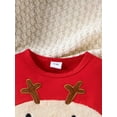 thumbnail image 4 of Bagilaanoe Christmas Clothing Baby Girl Boy Rompers Newborn Reindeer Embroidery Long Sleeve Bodysuit 3M 6M 9M 12M 18M Infant Fall Fleece One Piece Jumpsuit, 4 of 9