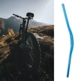 thumbnail image 3 of Mountain Bike Long Handlebar Riser Bar Flexible Control 31.8 mm for Downhill 780mm Blue, 3 of 7
