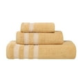 thumbnail image 2 of BNM Zero Twist Cotton 3 Piece Bathroom Towel Set, Gold, 2 of 11