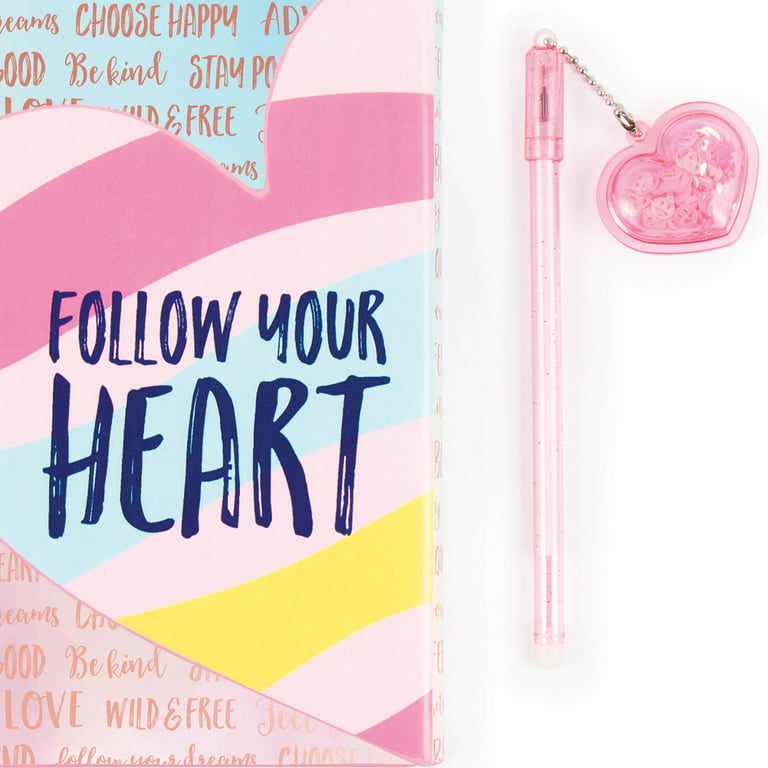 Buy Three Cheers For Girls Follow Your Heart Journal and Pen Set
