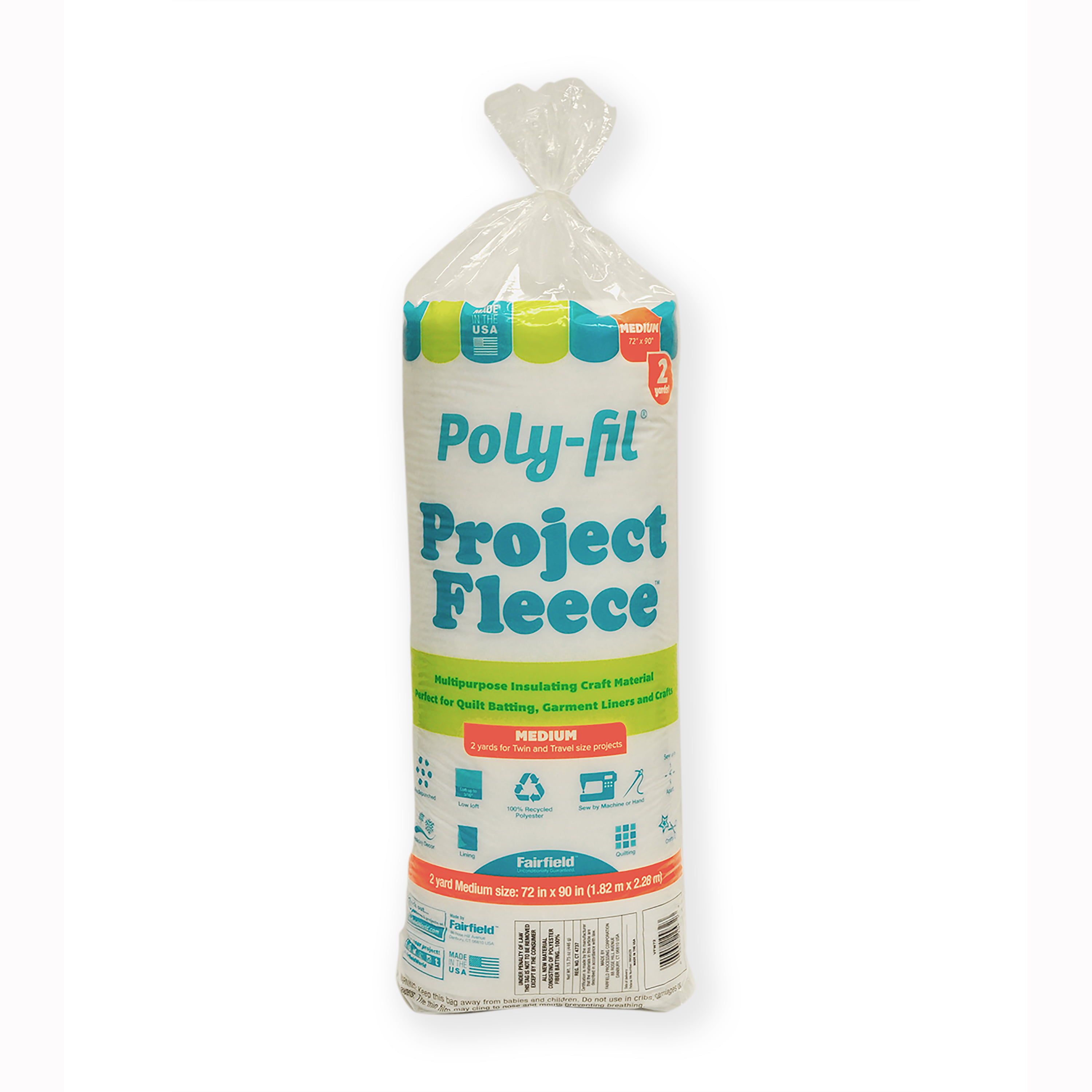 Poly-Fil® Project Fleece™ 100% Polyester Batting by Fairfield™, 72