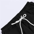 thumbnail image 4 of Lenpel Toddler Girls Boys' Cargo Sweatpants Elastic Waist Drawstring Active Joggers Baggy Lounge Pants with Pockets, 4 of 7