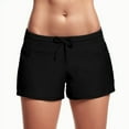 thumbnail image 5 of GEWSEY Women's Swim Shorts High Waisted Bathing Suit Bottoms Swimsuit Tankini Boy Shorts with Liner Black, S, 5 of 8