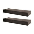 thumbnail image 1 of Open Box High & Mighty 18" Modern Floating Shelf Holds Up To 15lb, Espresso, 1 of 4