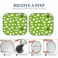 thumbnail image 5 of Kdxio Funny Sheep Doing Yoga Print 2-Piece Sun Shade Front Windshield - Foldable Car Front Window Sunshades For Most Sedans Suv Truck, 5 of 6
