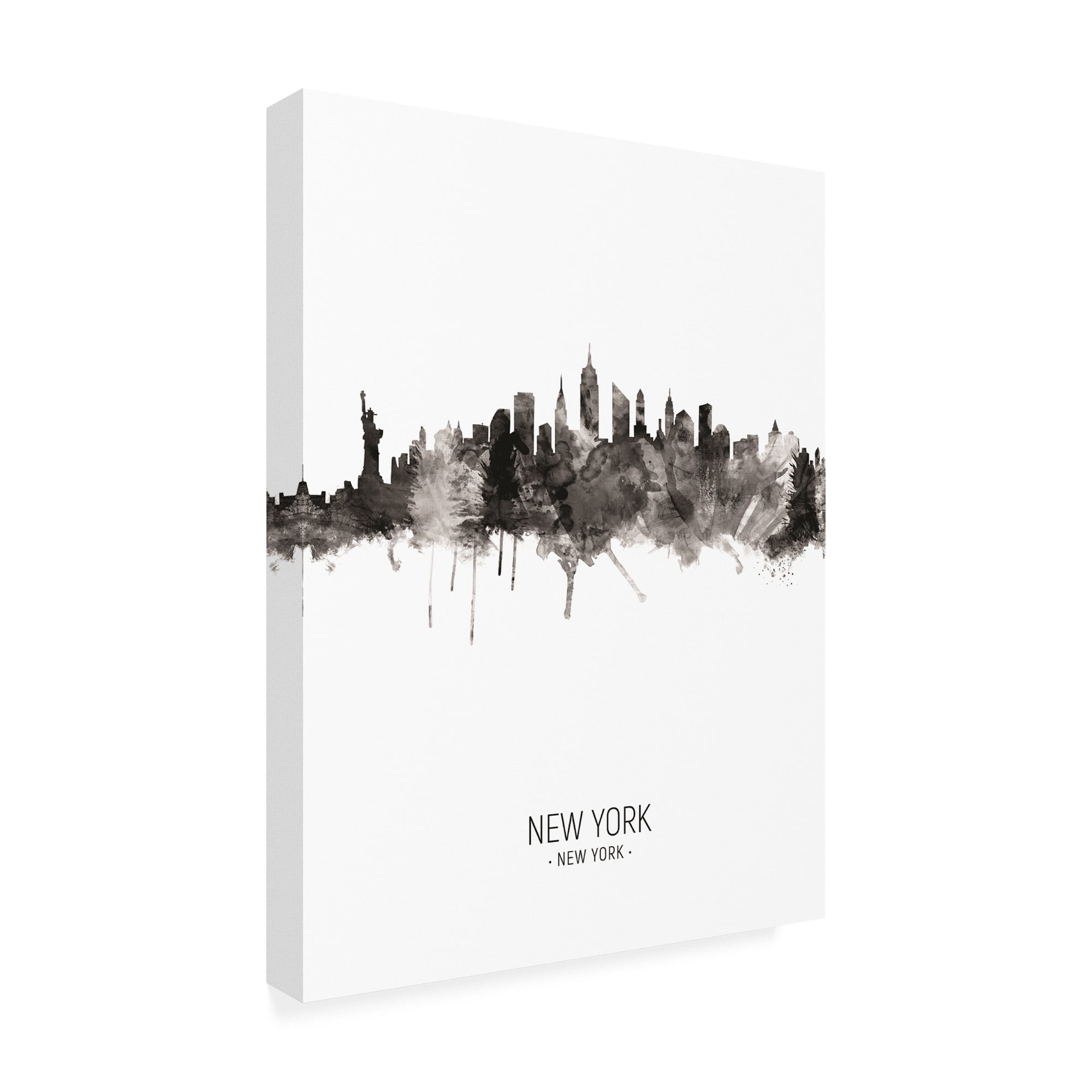 Trademark Fine Art 'New York City Skyline Portrait II' Canvas Art by Michael Tompsett