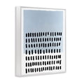 thumbnail image 3 of Stupell Industries Mid-Century Blue Dotted Pattern White Framed Giclee Art, 16 x 20, by Michael Willett, 3 of 8