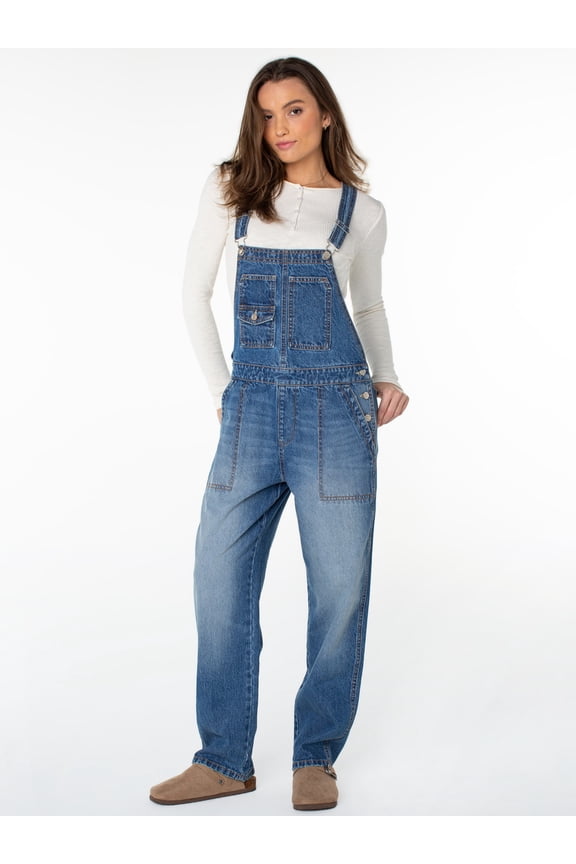Women's Relaxed Boyfriend Overall, Sizes XS-XXXL