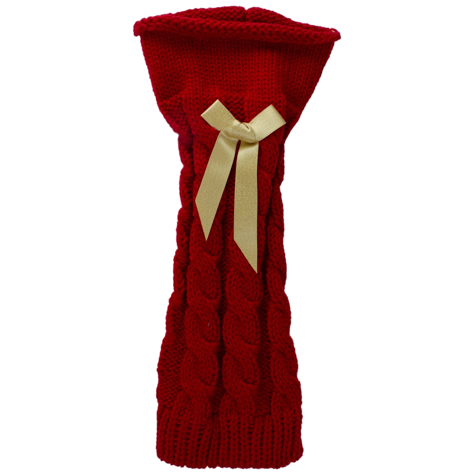 Crimson and Gold Knit Bottle Sweater
