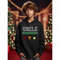 thumbnail image 3 of UNCLE LEVEL UNLOCKED Letter Print Pullover Cute&Cozy Hoodie For Kids Boys Spring Fall Winter - Keep Him Warm And Stylish!, 3 of 10