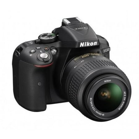 Nikon D5300 24.2 MP SLR Camera with Nikkor AF-S 18-55mm f/3.5-5.6G AF-S DX VR Lens (Best Settings For Nikon D5300)