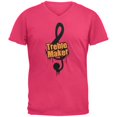 thumbnail image 1 of Band Geek Treble Maker Mens V-Neck T Shirt, 1 of 1