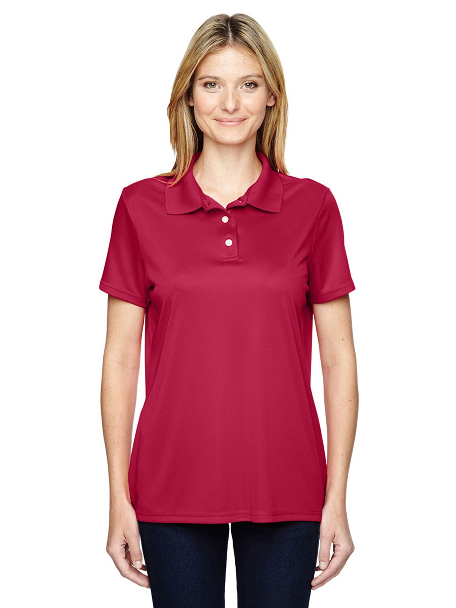 Hanes Womens 4 oz. Cool DriÂ® Polo Shirt, Deep Red, Medium, Style, 480W ...