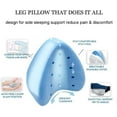 thumbnail image 4 of Knee Pillows, Memory Cotton Knee Pillows, Leg Positioning Pillows, Sciatica Relieve, Are Great For Side Sleepers, 4 of 5