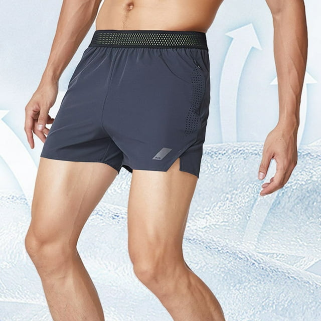 AherBiu Plus Size Gym Shorts for Men Quick Dry Lightweight Breathable Athletic Running Basketball Shorts with Pockets