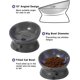 thumbnail image 2 of Cat Bowl Anti Vomiting, Raised Cat Food Bowls, Tilted Elevated Cat Bowl, Ceramic Pet Food Bowl for Flat Faced Cats, Small Dogs, Protect Pet's Spine, D, 2 of 3
