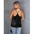 thumbnail image 2 of Ekouaer Tank Top for Women Mesh V Neck Camisole Sleeveless Tank Cami Shirt, 2 of 6