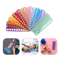 ELAYARD Plastic Embroidery Thread Organizer Box for Craft Supplies Storage and Needlework Accessories