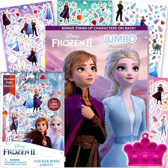 Disney Frozen Coloring Activity Book and Sticker Set for Kids