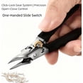 thumbnail image 5 of Black Anti-Slip Grip Gear Lock Nail Clipper Set, Professional-Grade Manicure Tool with Ultra-Sharp Tips for Precise Access to Nail Grooves, 5 of 7