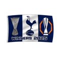 thumbnail image 1 of Tottenham Hotspur F.c Flag Banner 3x5ft Europa League Winners Spurs Fans Ftrse490, 1 of 1