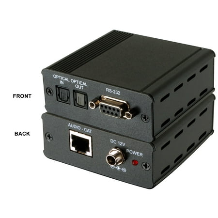 UPC: 0857391003994 | A-Neuvideo ANI-03TCDRX Optical Audio 492 feet (150M) over Single CAT5e/6/7 Receiver with 3-Year Warranty