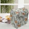 thumbnail image 4 of Fox Lounger Chair Bag, Small Animals of the European Forests Doodle Style Floral Arrangement, High Capacity Storage with Handle Container, Lounger Size, Orange White, by Ambesonne, 4 of 5