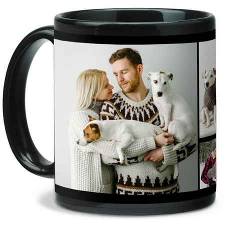 Black Collage Mug 11 oz