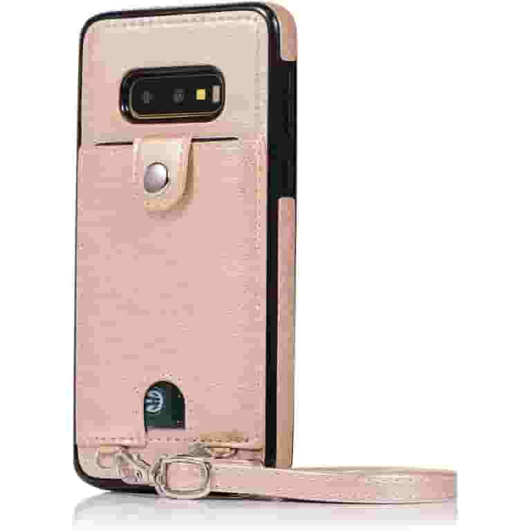 Phone Case Samsung Galaxy S10e Leather Case PU Leather Wallet Case For Samsung Galaxy S10e Necklace Lanyard Phone Case Samsung Galaxy S10e Leather Case PU Leather Wallet Case For Samsung Galaxy S10e Necklace Lanyard
