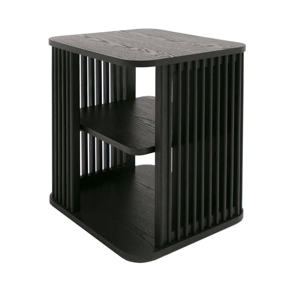 Modrest Thayne - Modern Mid Century Black Ash End Table