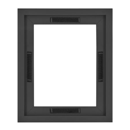 MCS Canvas Float Frames 16x20 Frame, Black Frame for Finished Canvases, Vertical & Horizontal Wall Hanging Large Frame with Adhesive for Canvas Paintings (1-Pack)
