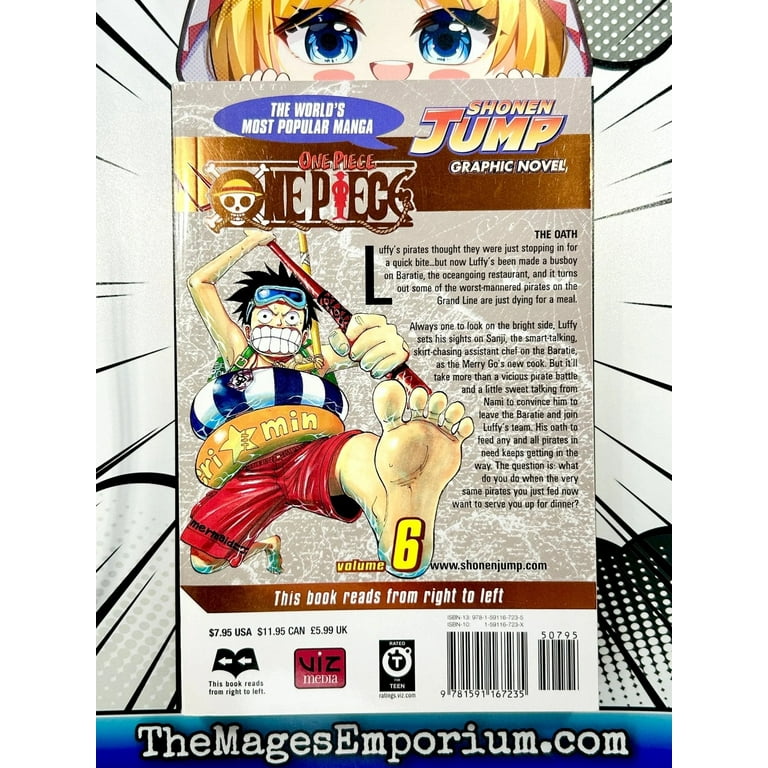 少年漫画 ONE PIECE 6 One Piece One Piece, Vol. 6, (Paperback) - Walmart.com