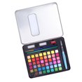 thumbnail image 4 of Juego de pigmentos de acuarela, caja de lata portátil de 48 colores brillantes, herramientas de pintura Solubles en agua de tapa dura, 4 of 5