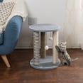 thumbnail image 4 of PETMAKER 19-Inch Cat Scratching Post Tower Scratch Pad - 3 Scratcher Posts and Perch, 4 of 7