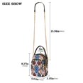 thumbnail image 2 of joogoo Women Bohomia Ethnic Leaves Chain Crossbody Bags Shoulder Handbag Phone Purse, 2 of 5