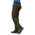 thumbnail image 3 of SKYLINEWEARS Women's Utility Work Cargo Solid Style Hiking Pants Cotton Workwear Trouser Olive S, 3 of 5