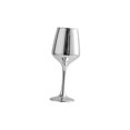 thumbnail image 2 of Jarrón de cristal con forma de copa de vino, jarrón de mesa, adorno para arreglo floral, jarrón de flores moderno. Plata, 2 of 9
