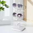 thumbnail image 4 of JIEMUCES Organisateur de Lunettes de Soleil Robuste 5/10 Paires Présentoir à Lunettes Économiseur d'Espace Support de Rangement pour Lunettes de Bureau Simple/double Rangée, 4 of 7