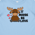 thumbnail image 4 of Inktastic It Moose Be Love with Cute Moose Boys or Girls Baby T-Shirt, 4 of 5