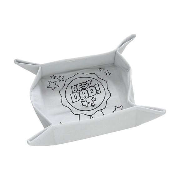 Fun Express Color Your Own Father’s Day Catchall Tray - 12 Pieces