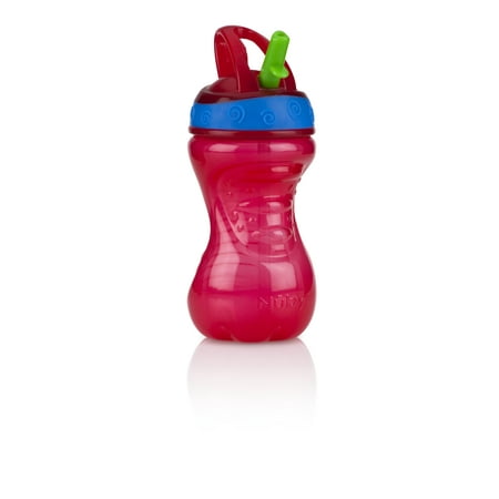 UPC 048526100538 product image for Nuby 2 Pack 10 Ounce Flip-It Straw Cup  Colors May Vary | upcitemdb.com