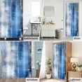 thumbnail image 6 of Blue Abstract Art Fabric Shower Curtain Modern Paint Washable Shower Curtains for Bathroom, Waterproof Bath Curtain with Hooks Home Decor 72x84in, 6 of 8